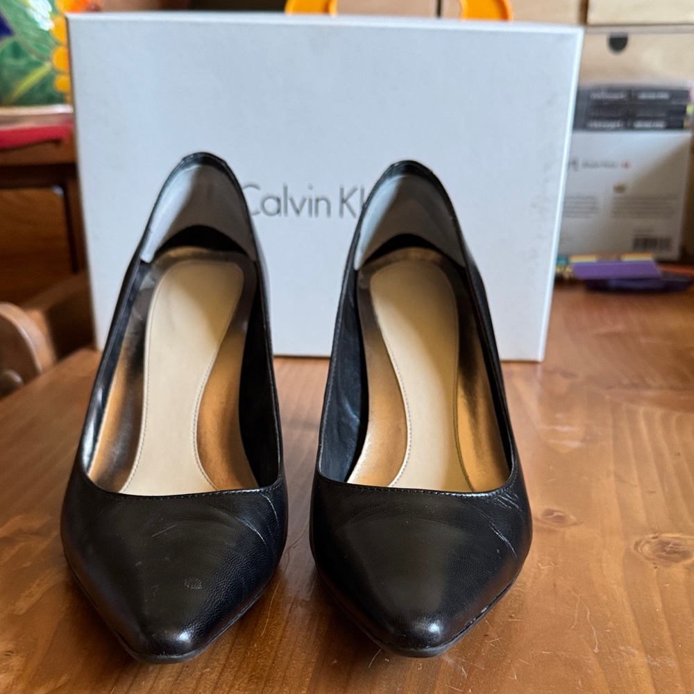 Calvin Klein Classic Black Heels